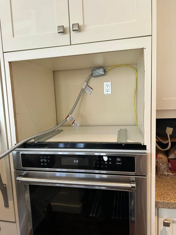 Kitchen Appliance Installation Temecula CA – Gas Range Connected and Anti-Tip Bracket Installed