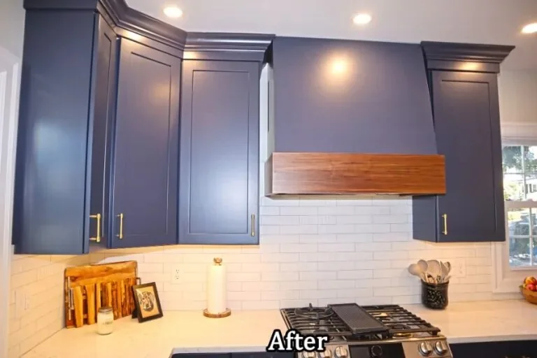 Kitchen Cabinet Refinishing Temecula CA – After Benjamin Moore Spray Finish Result