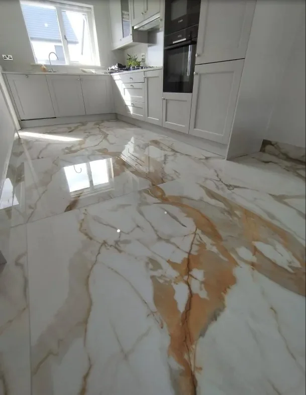 Kitchen Flooring Installation Temecula CA – LVP and Porcelain Tile