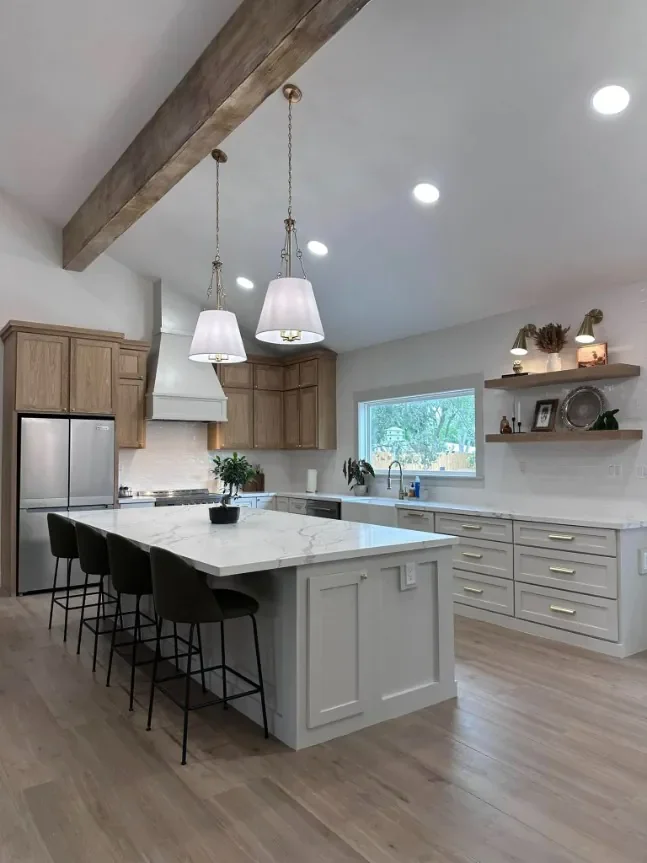 Complete Kitchen Remodel Temecula CA – Custom Cabinets Quartz Countertops and LVP Flooring