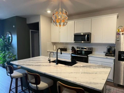 Countertop Installation Temecula CA – Quartz Slab Laser Templated and CNC Cut