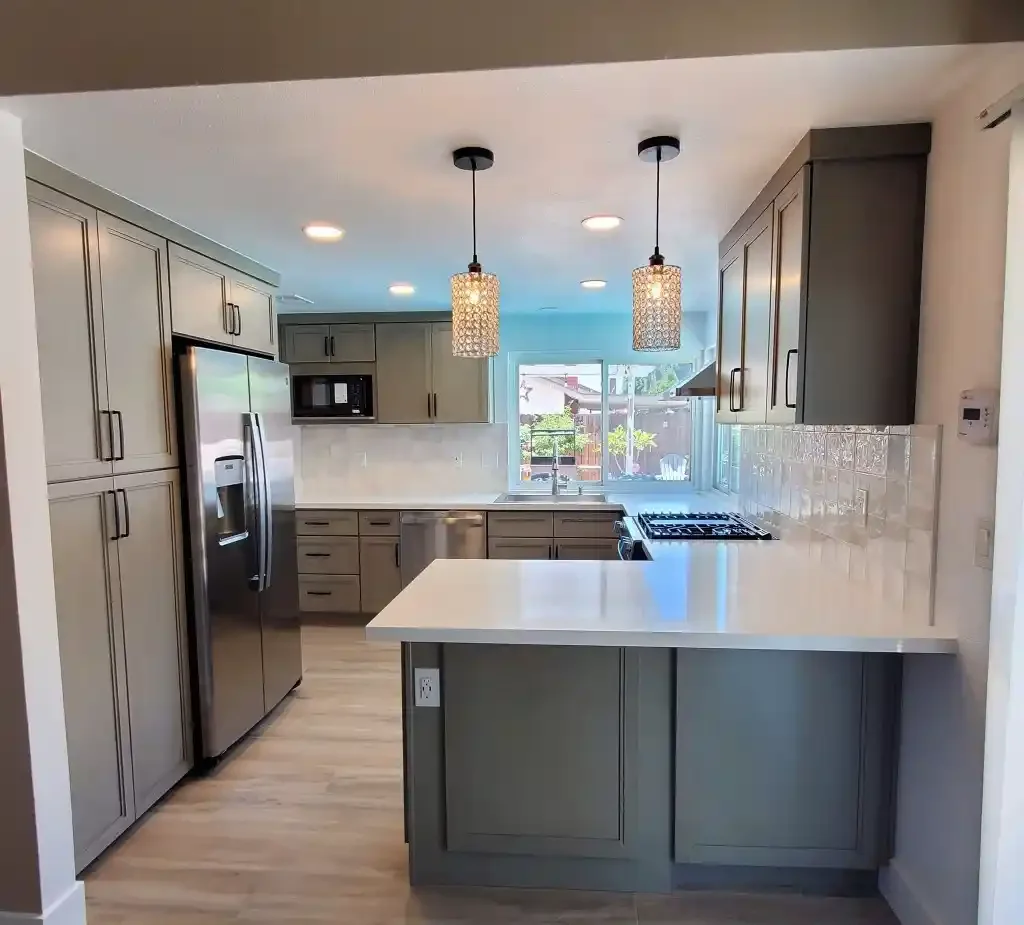 Kitchen Remodeling Wine Country Temecula CA – Estate Kitchen Custom Quartzite Island