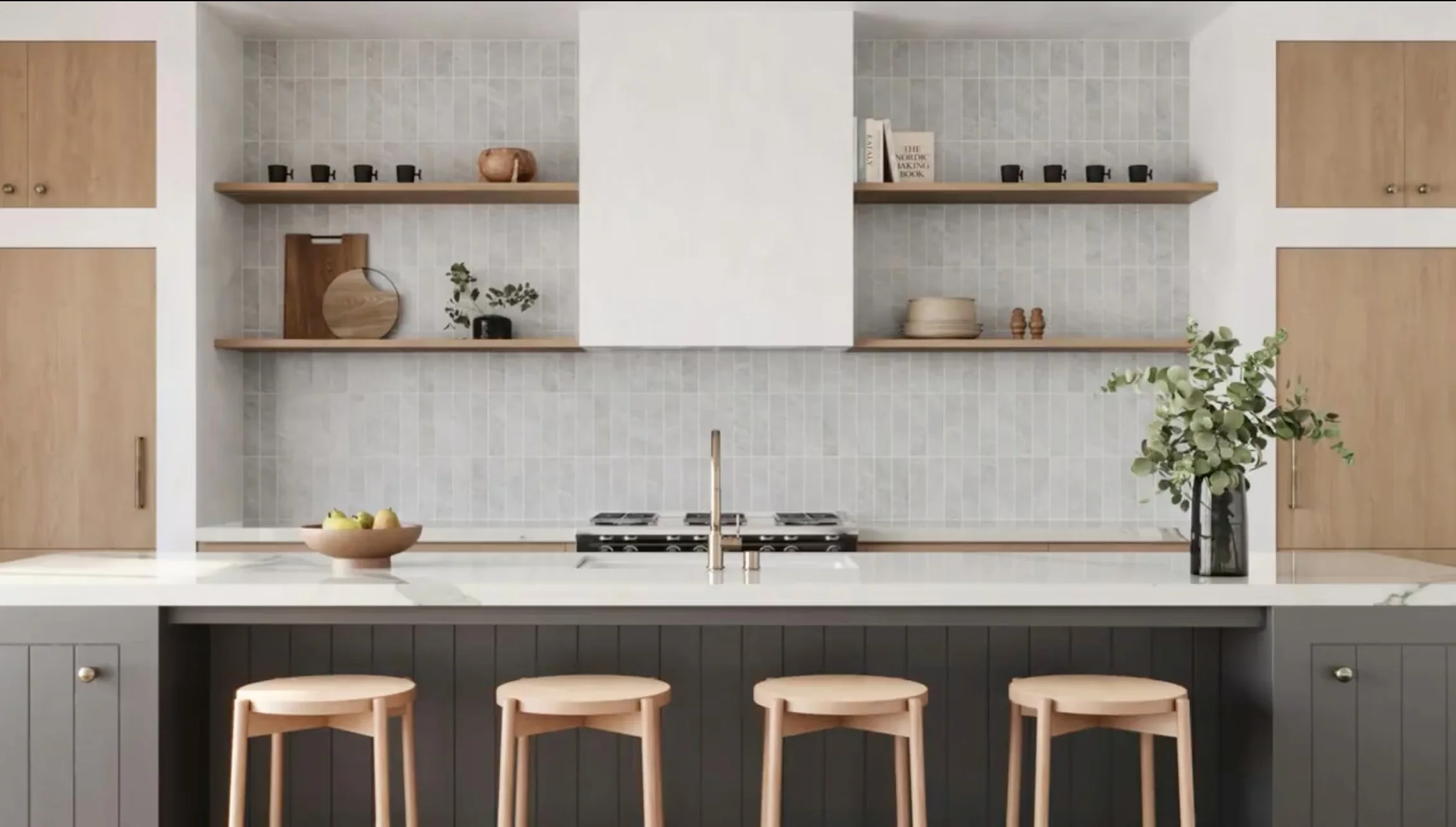 Backsplash installation